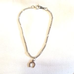 Avon Silver Horseshoe Bracelet